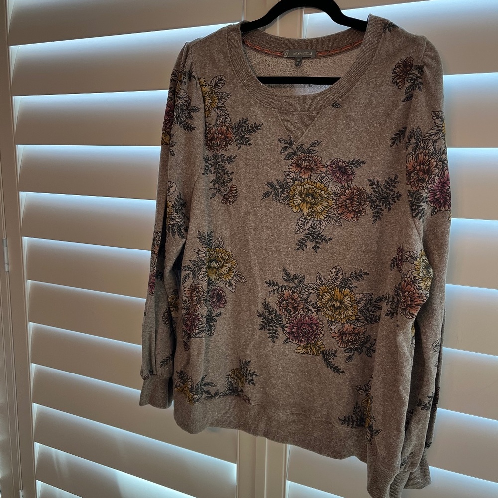 WIT AND WISDOM SWEATER, PLUS SIZE 2X